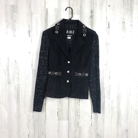 AMI leather jacket size small - Picture 1 of 12